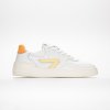 HUB Court White/Sun Yellow/Papaya